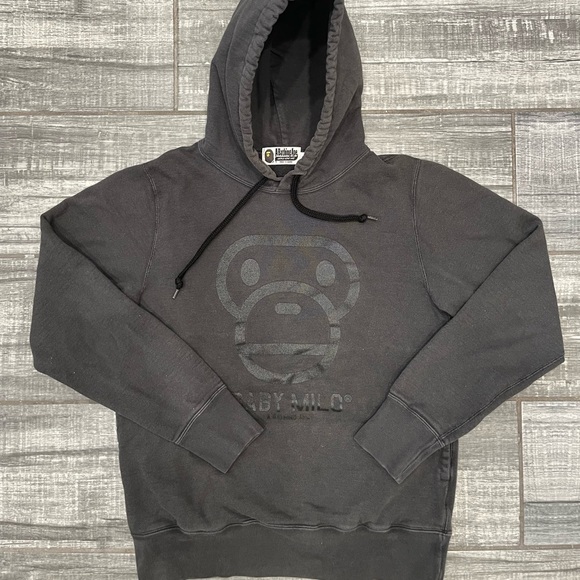 Bathing Ape baby milo Hoodie pull over Hoodie a bathing ape Black Size Small - Picture 7 of 11